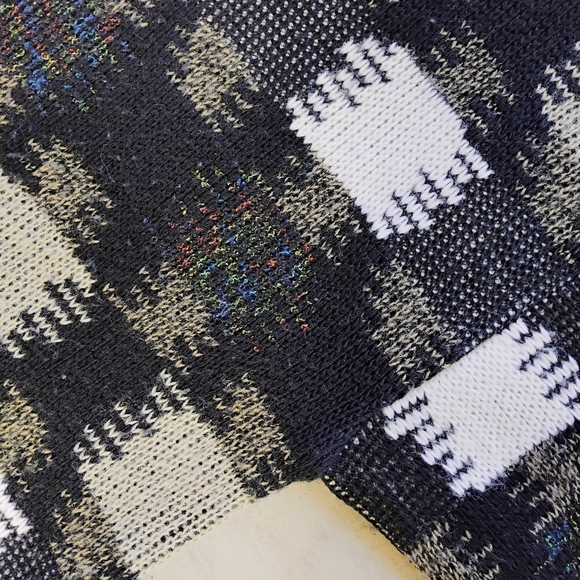 Vintage Protege Knit Crewneck Grandpa Sweater Geometric Men's Size Large - Picture 11 of 12